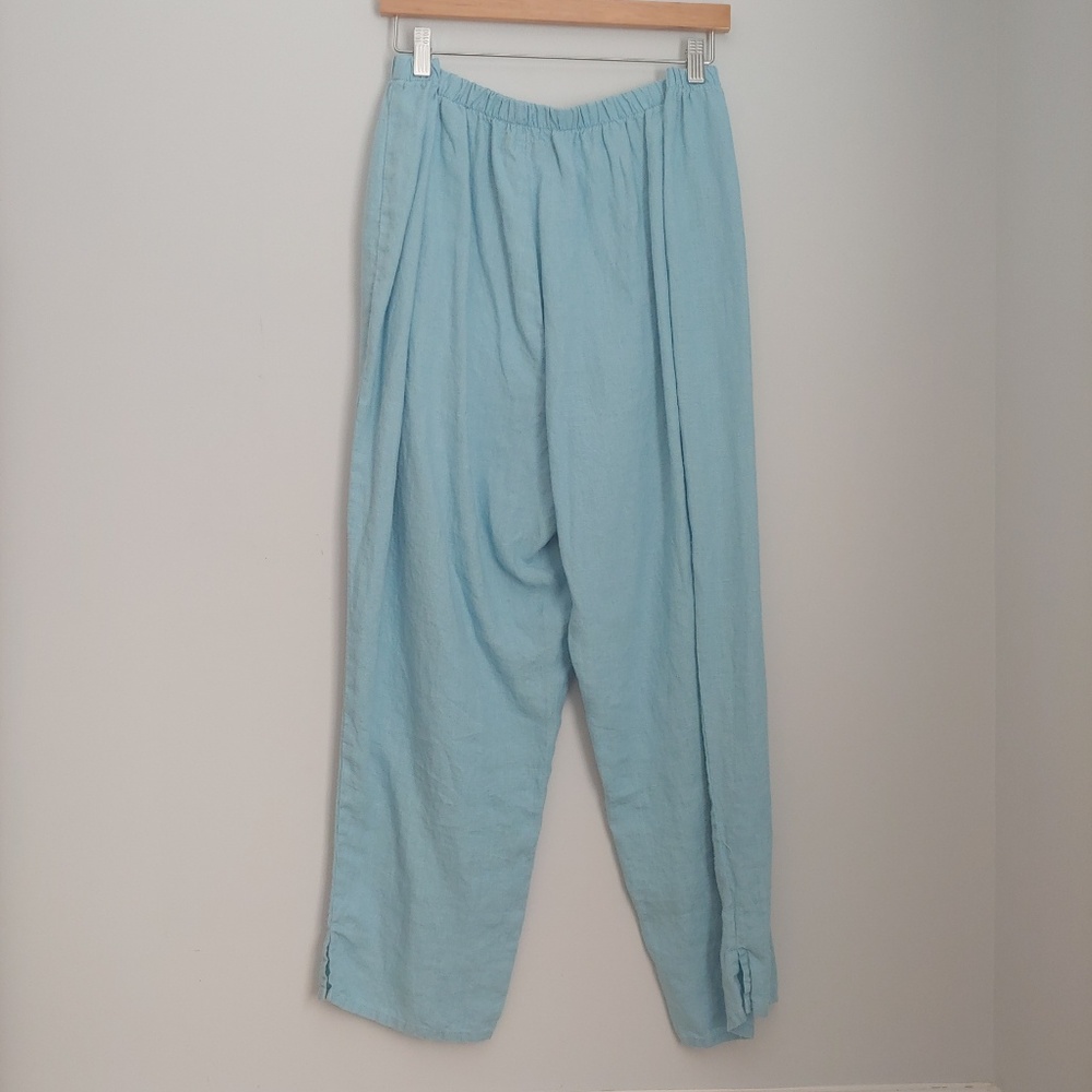 FLAX Blue Ankle Pant Size L